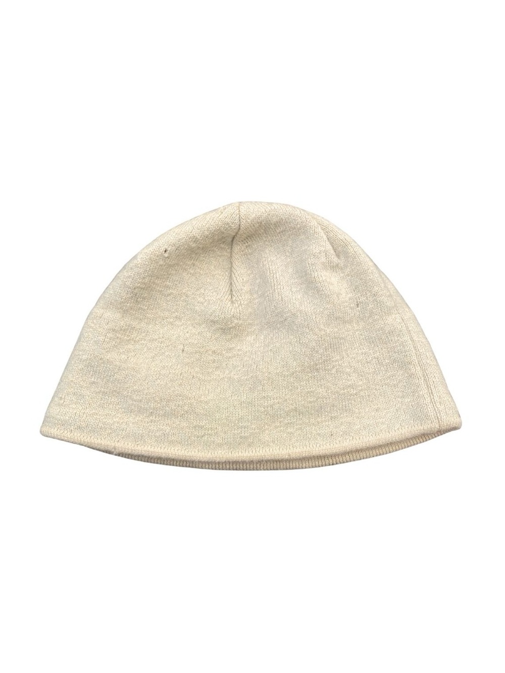 Vintage Wool LL Bean Beanie Hat White Tan Winter Accessory Women Mini Outdoor